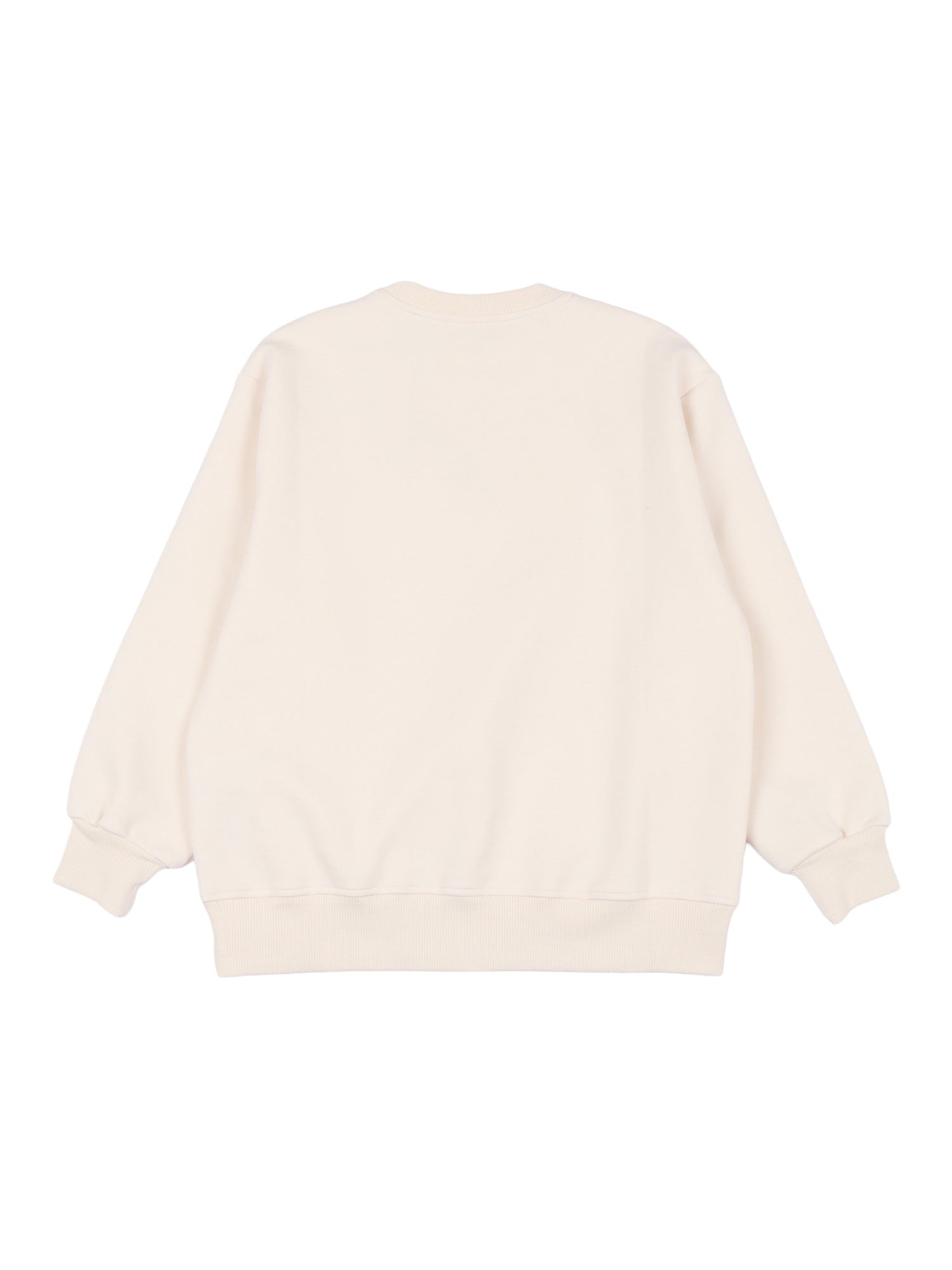 INTERLOCK SWEATSHIRT BOY Panna Cotton