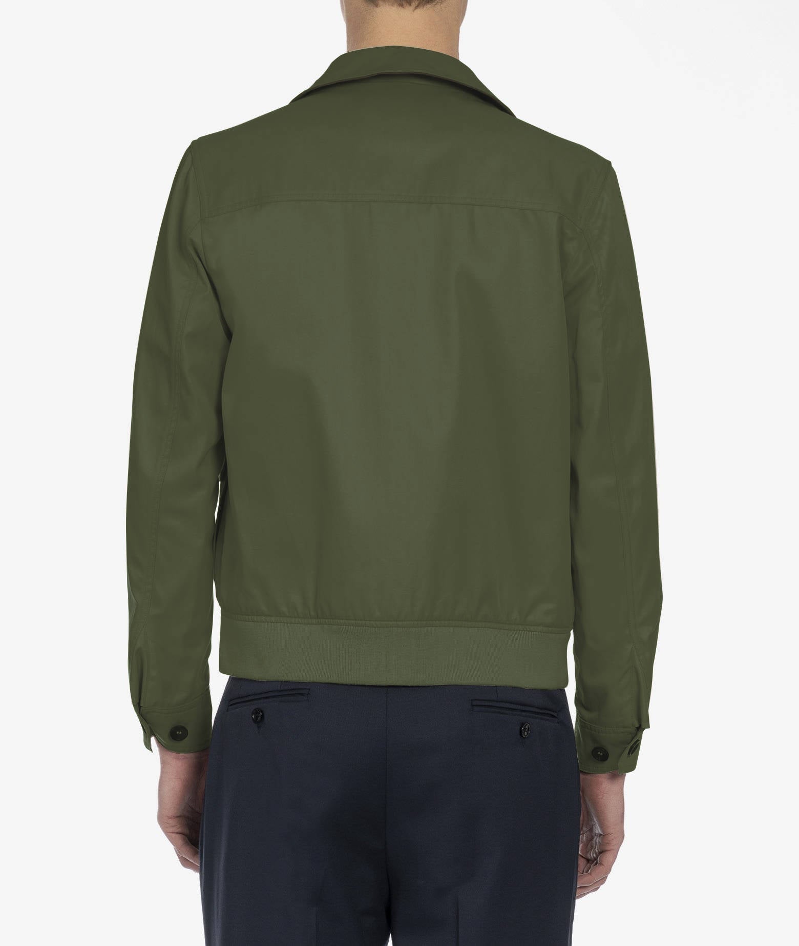 Cotton Jacket Sempione Beige Sportwear Blouson
