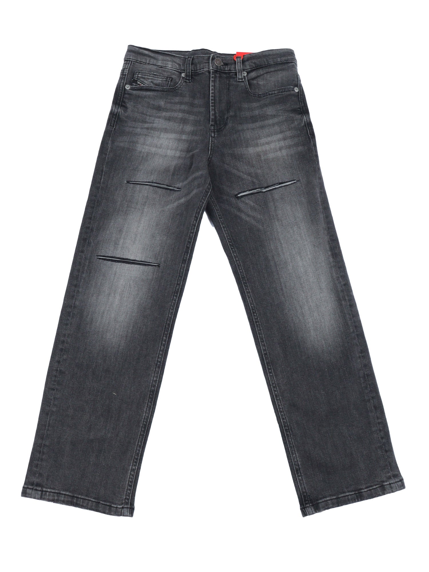 5 Pockets Black Cotton Elastane Jean