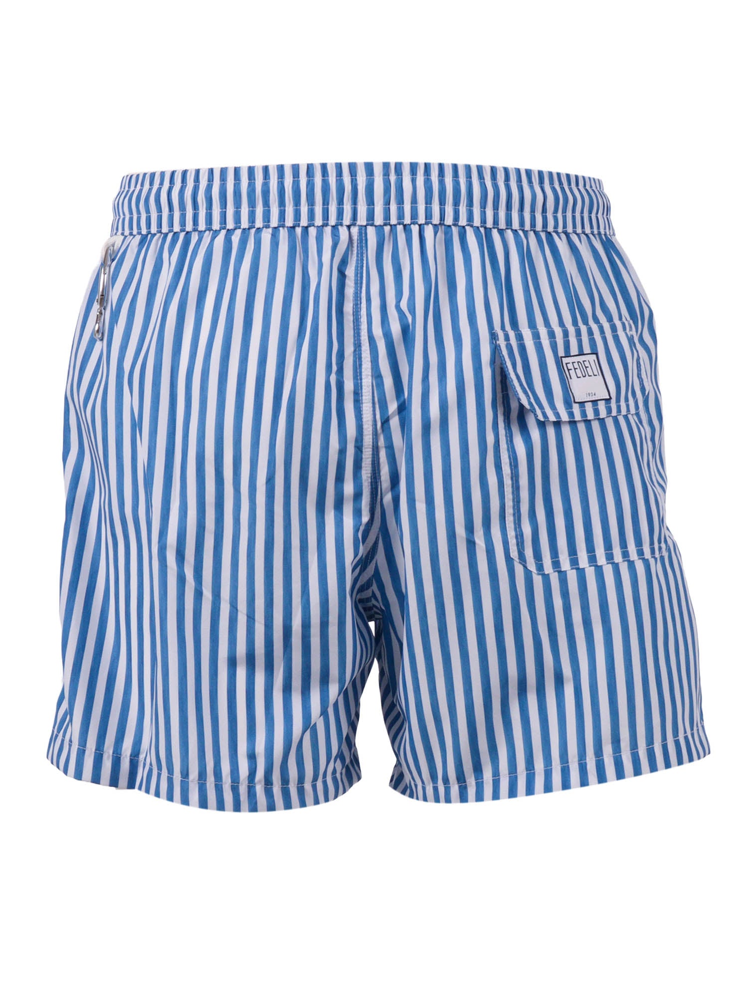 SWIM TROUSERS WOVEN FABRIC MAN Blue Polyester Costume