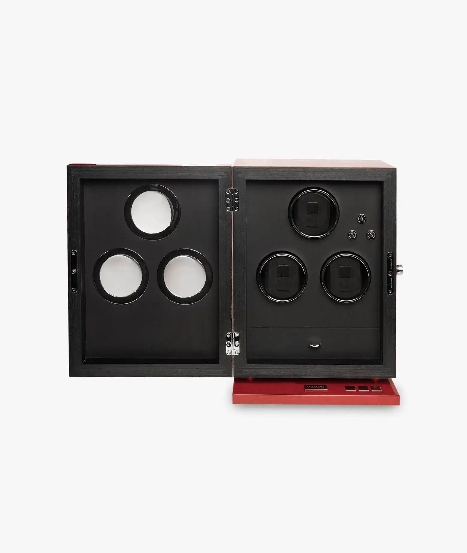 Rotation Box For Watches Red Watch Case