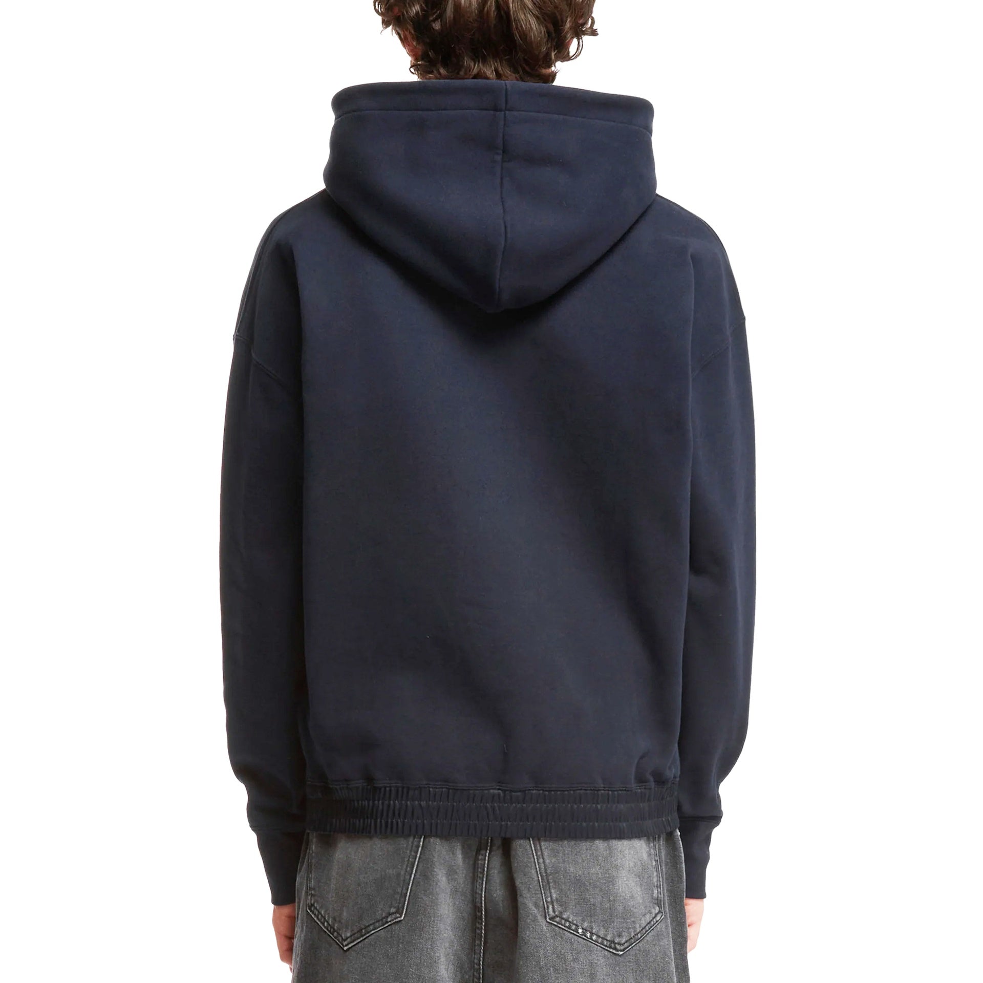Cotton Fleece Sweatshirt Blue