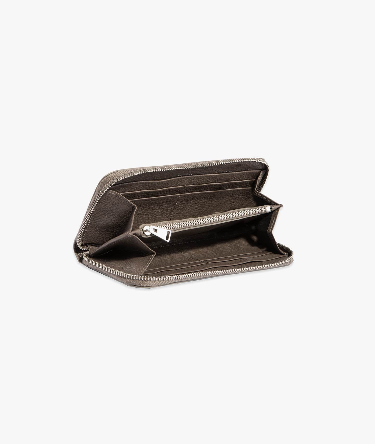 Zippered Wallet Lira Navy And Money Holder