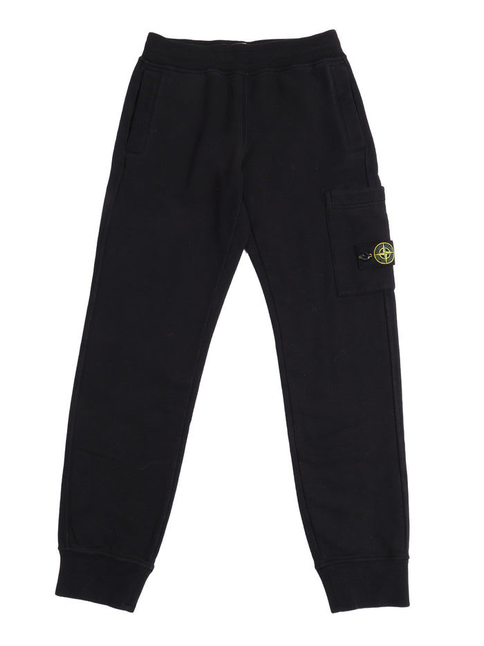 Sweatpants Black Cotton Trackpants