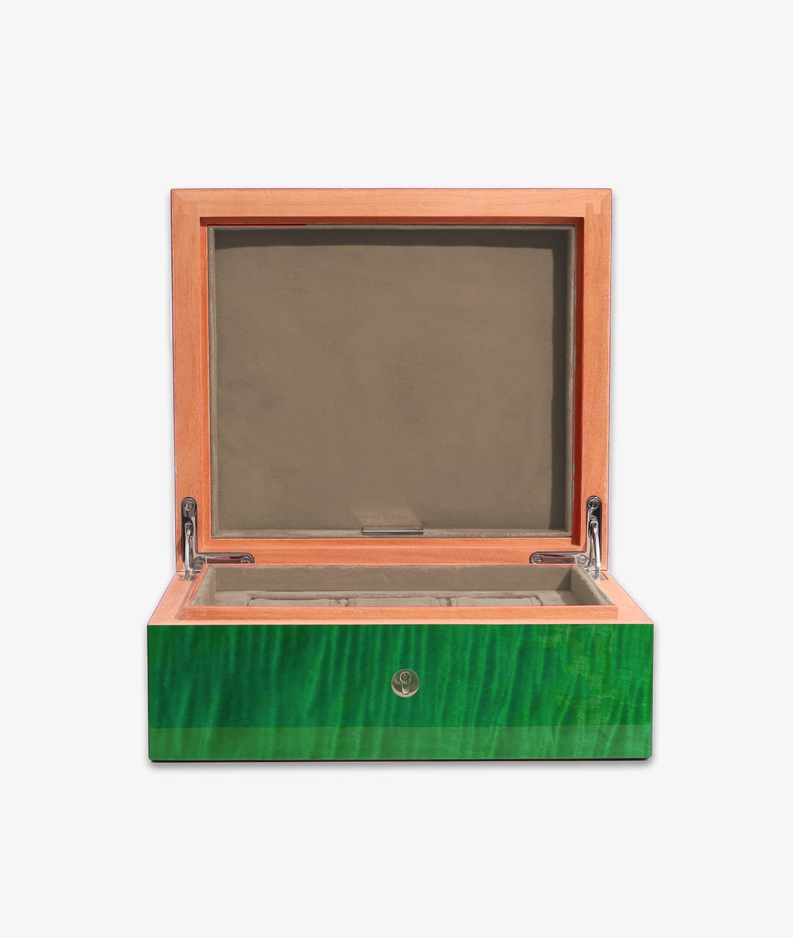 Green Watch Holder Case