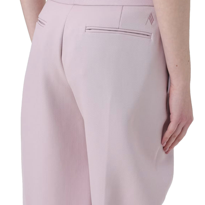 The Attico Wool Blend Taloired Pants Pink Polyamide Virgin
