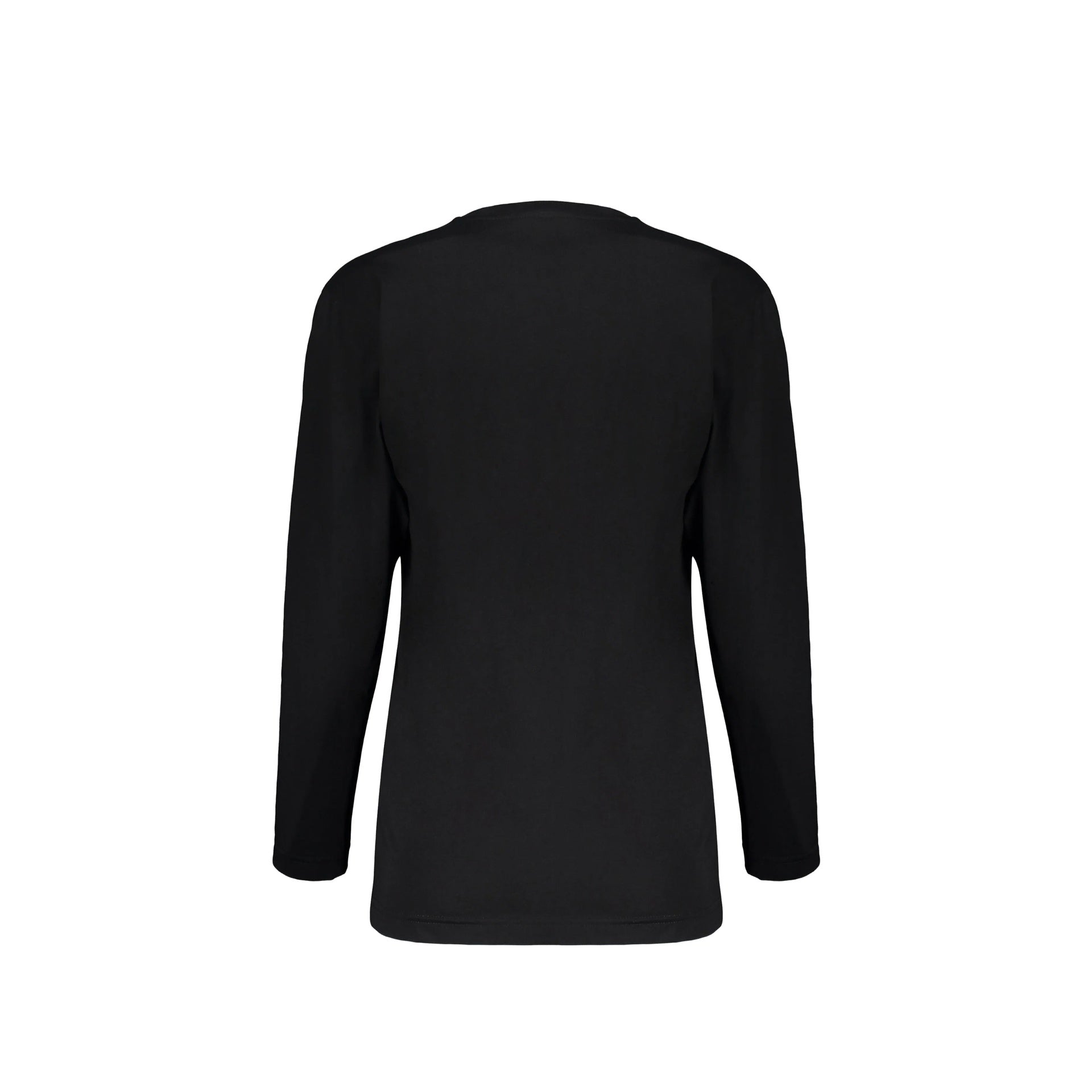 Couture Long Sleeve T-Shirt Black Cotton