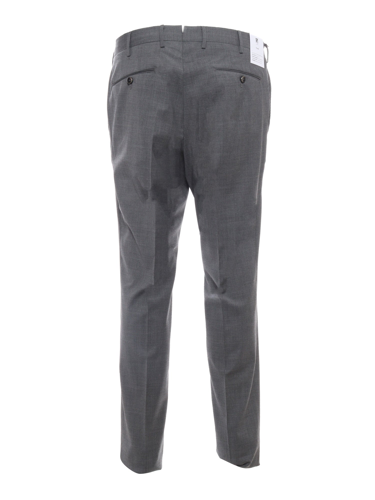 Super slim pants Grey Polyester Wool Elastane