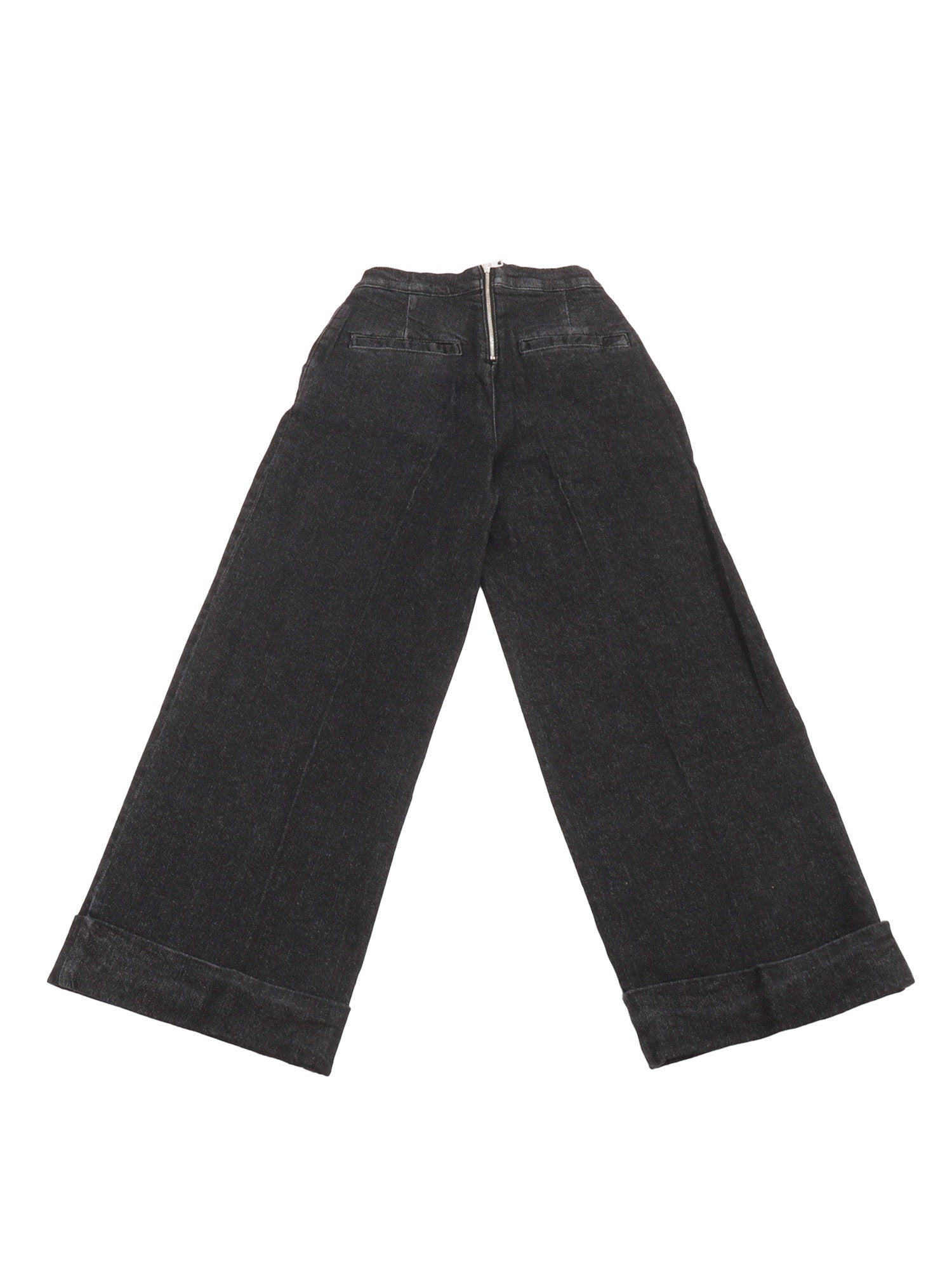 Trousers Grey Cotton Elastane