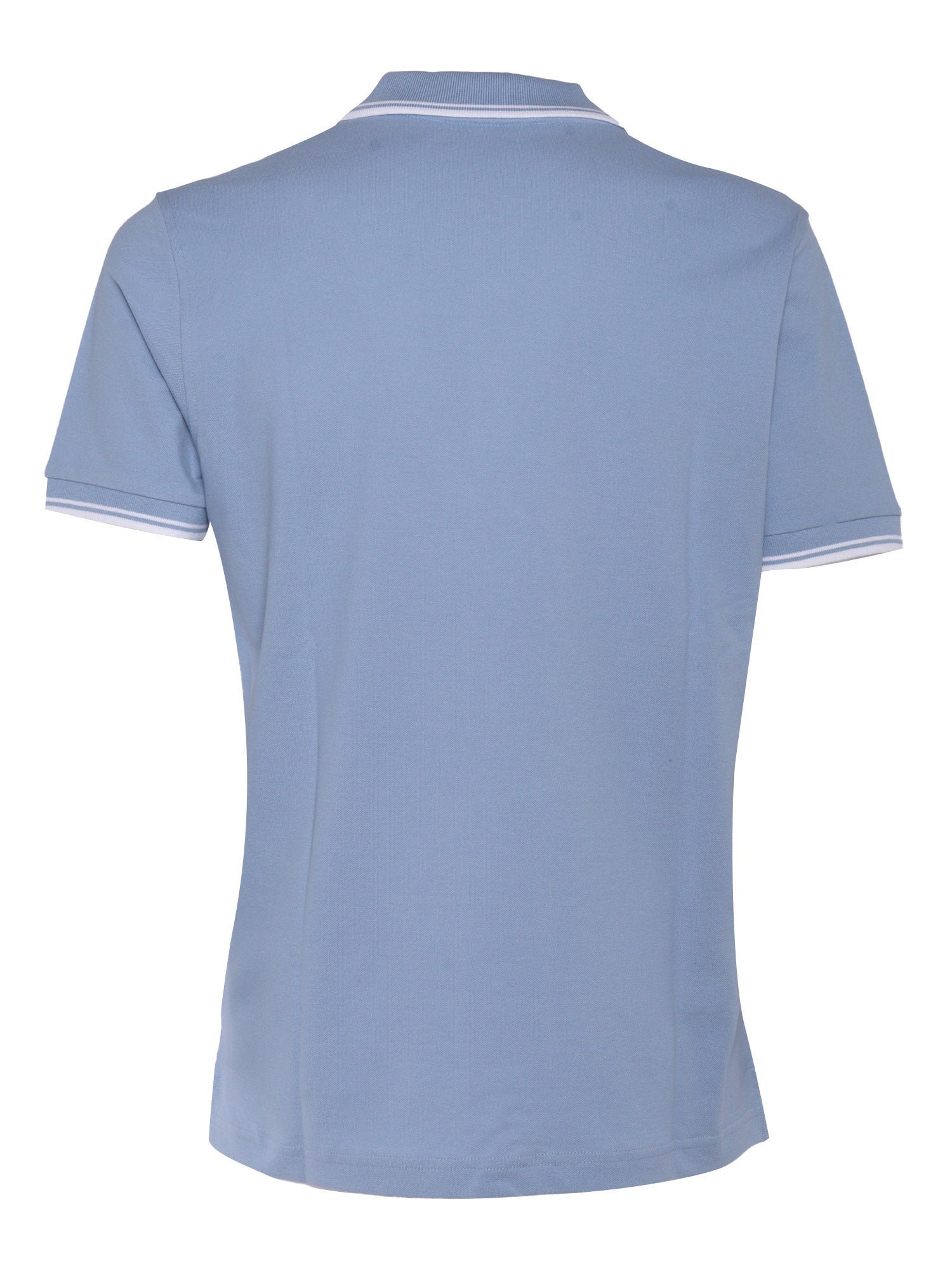 DB COLLAR PIQUET POLO Light Blue Cotton Elastane Shirt