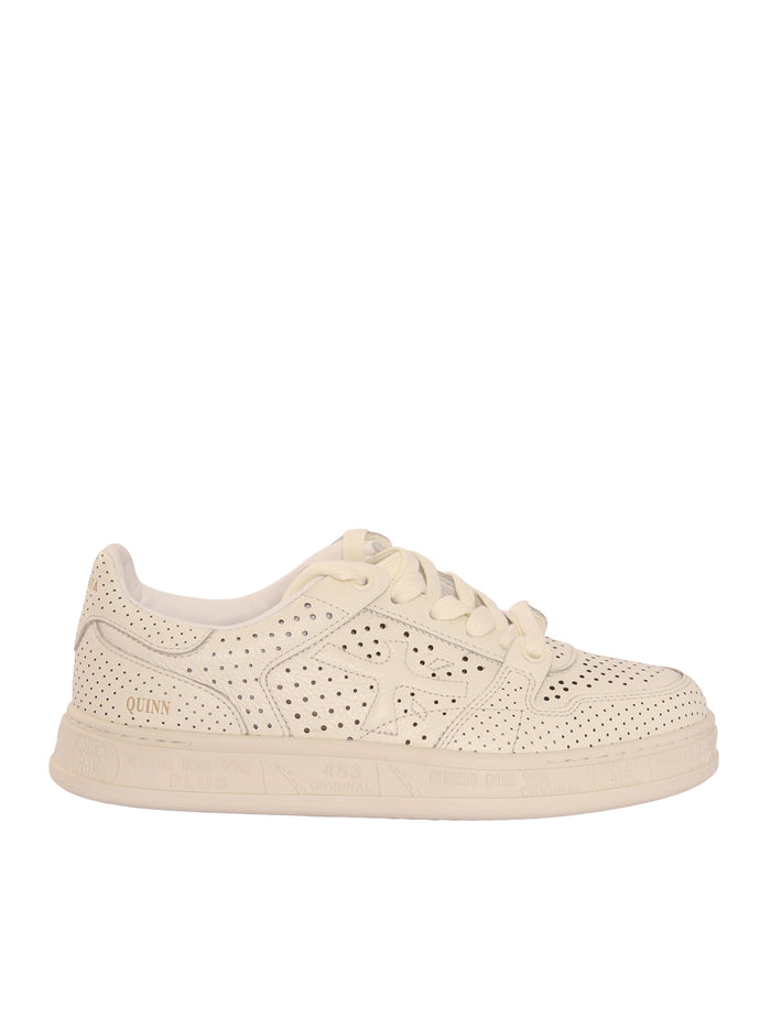 QUINND SNEAKERS White Calf Leather Sole Rubber