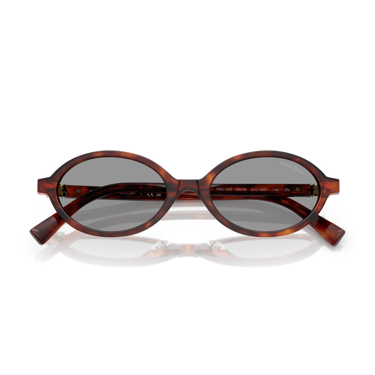 Miu 0MU 04ZS 21C40O Havana Mahogany Marrone Acetate Occhiali Da Sole