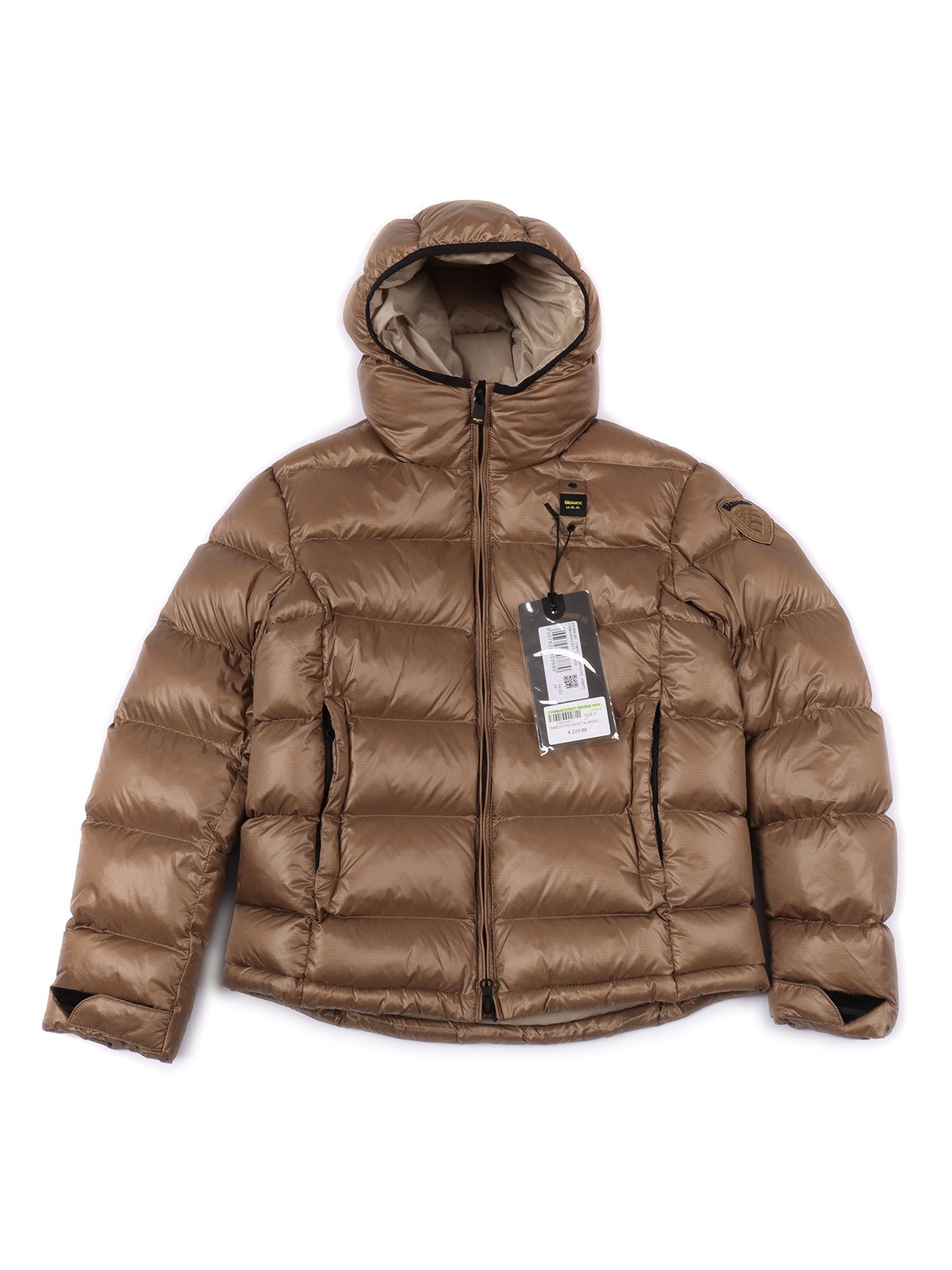 Ansel Junior Down Jacket Beige Polyamide Short Puffer