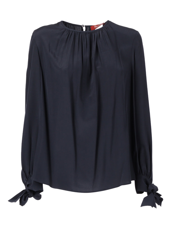 Shirt Blue Silk