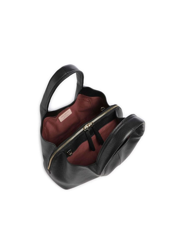 Coccinelle Handbag Black Grained Leather Bags / Handbags