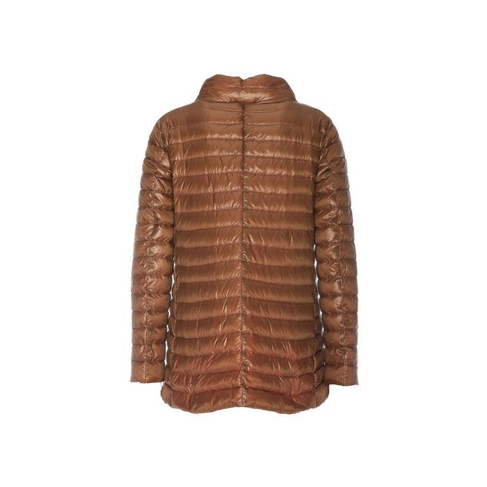 Herno Ultralight Down Coat Brown Polyamide