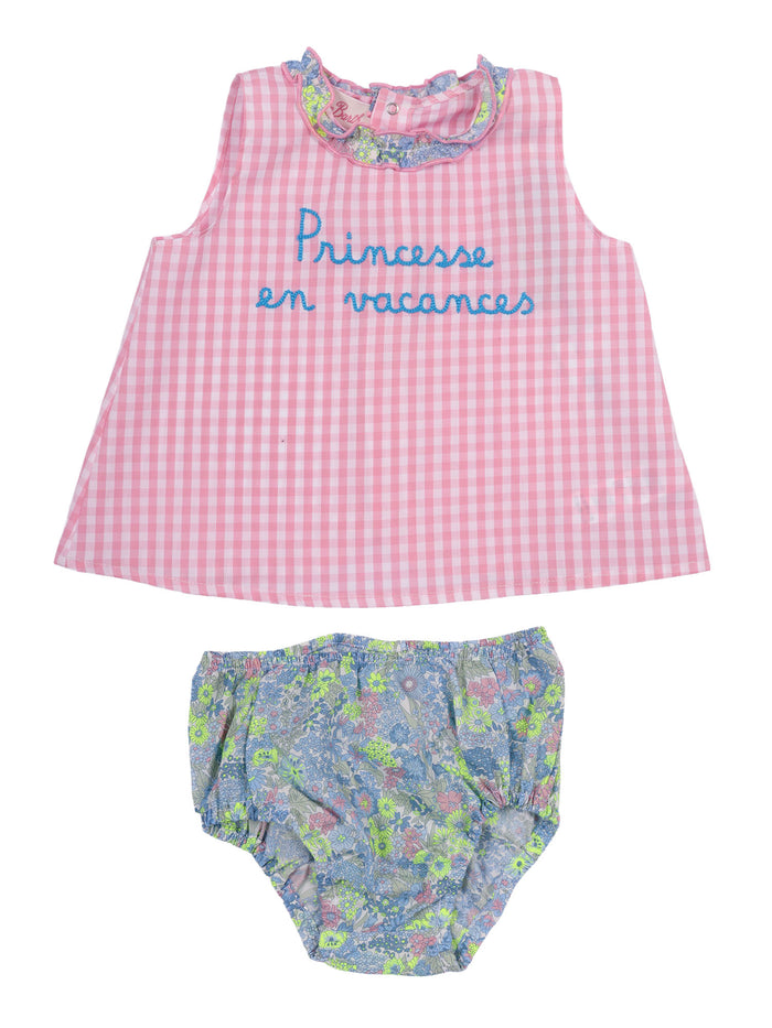 Abbie-Cotton Vyc 21 Margaret Annie 31 Emb Pink Set