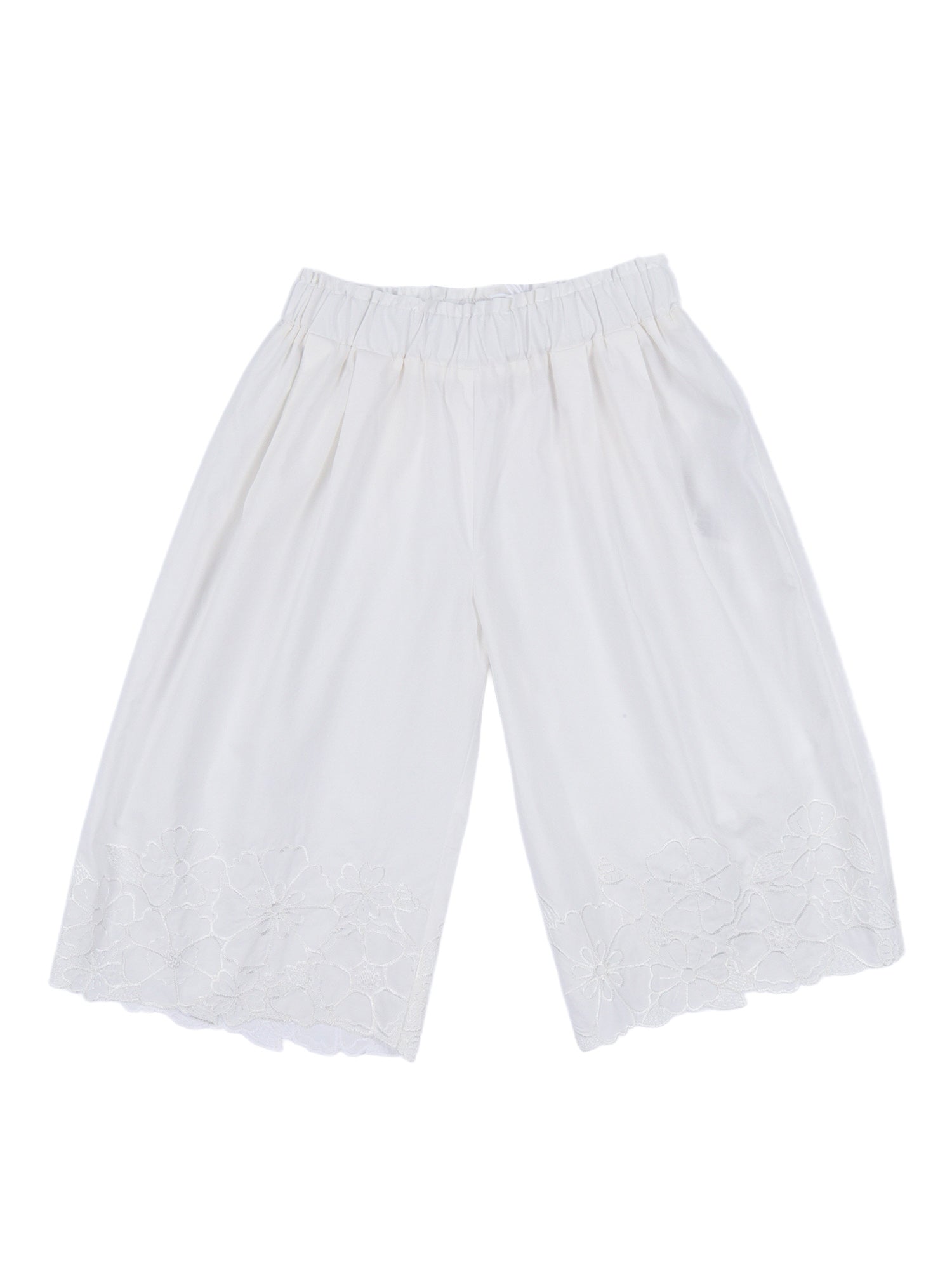 TROUSERS White Cotton Pant