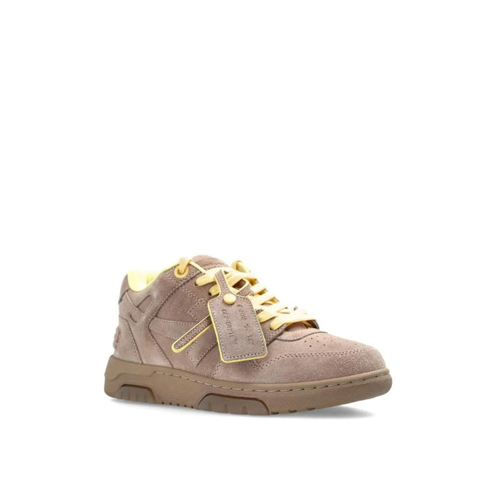 Off-White Out Of Office Leather Sneakers Brown