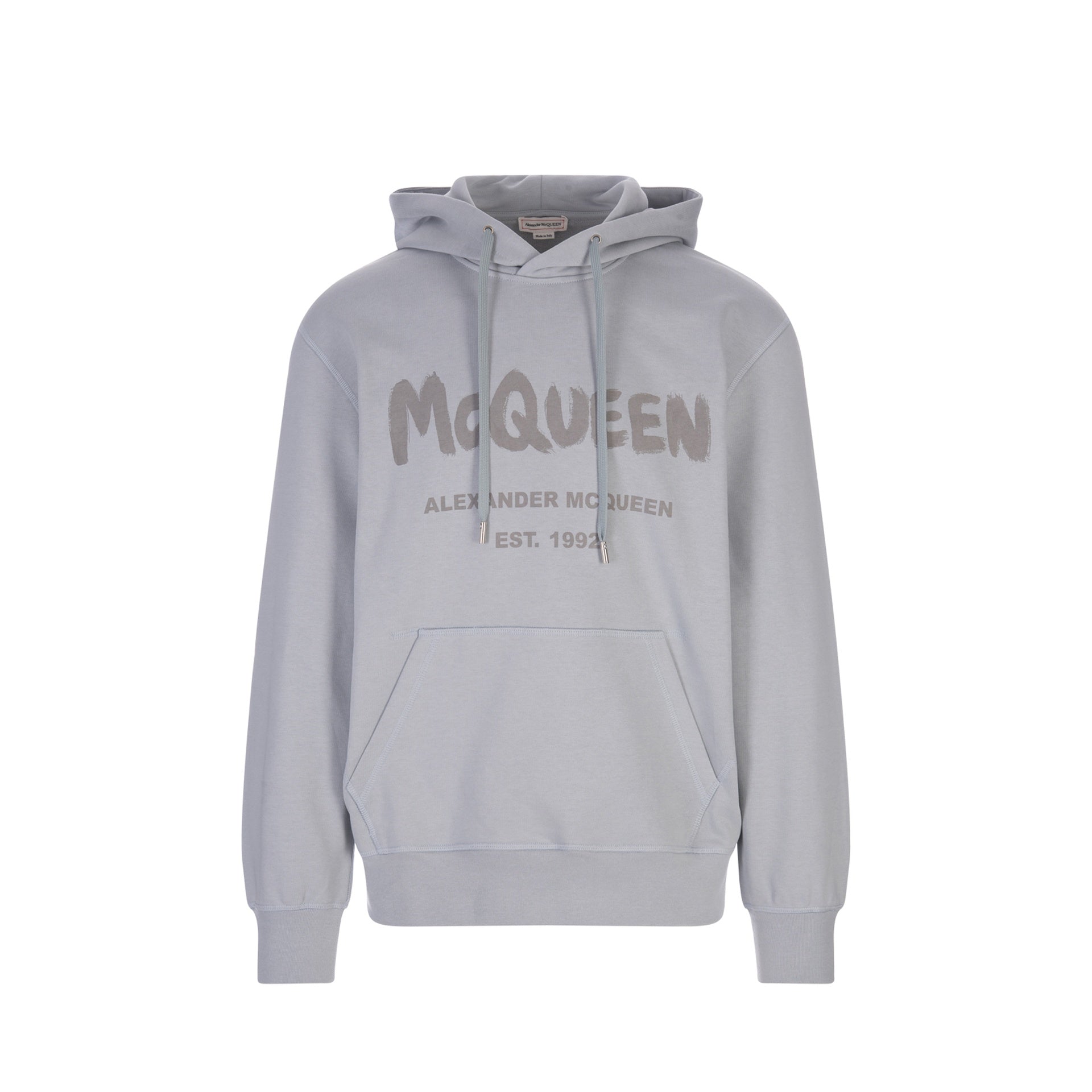 Hoodie Sweatshirt Gray Cotton