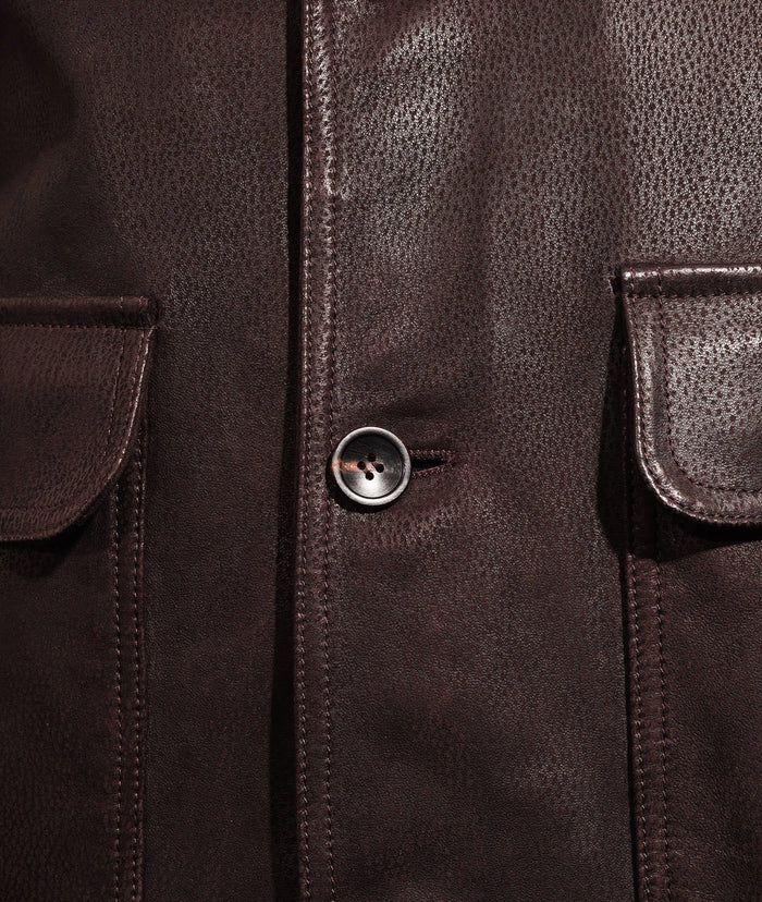Leather Jacket Newcastle Brown Blouson