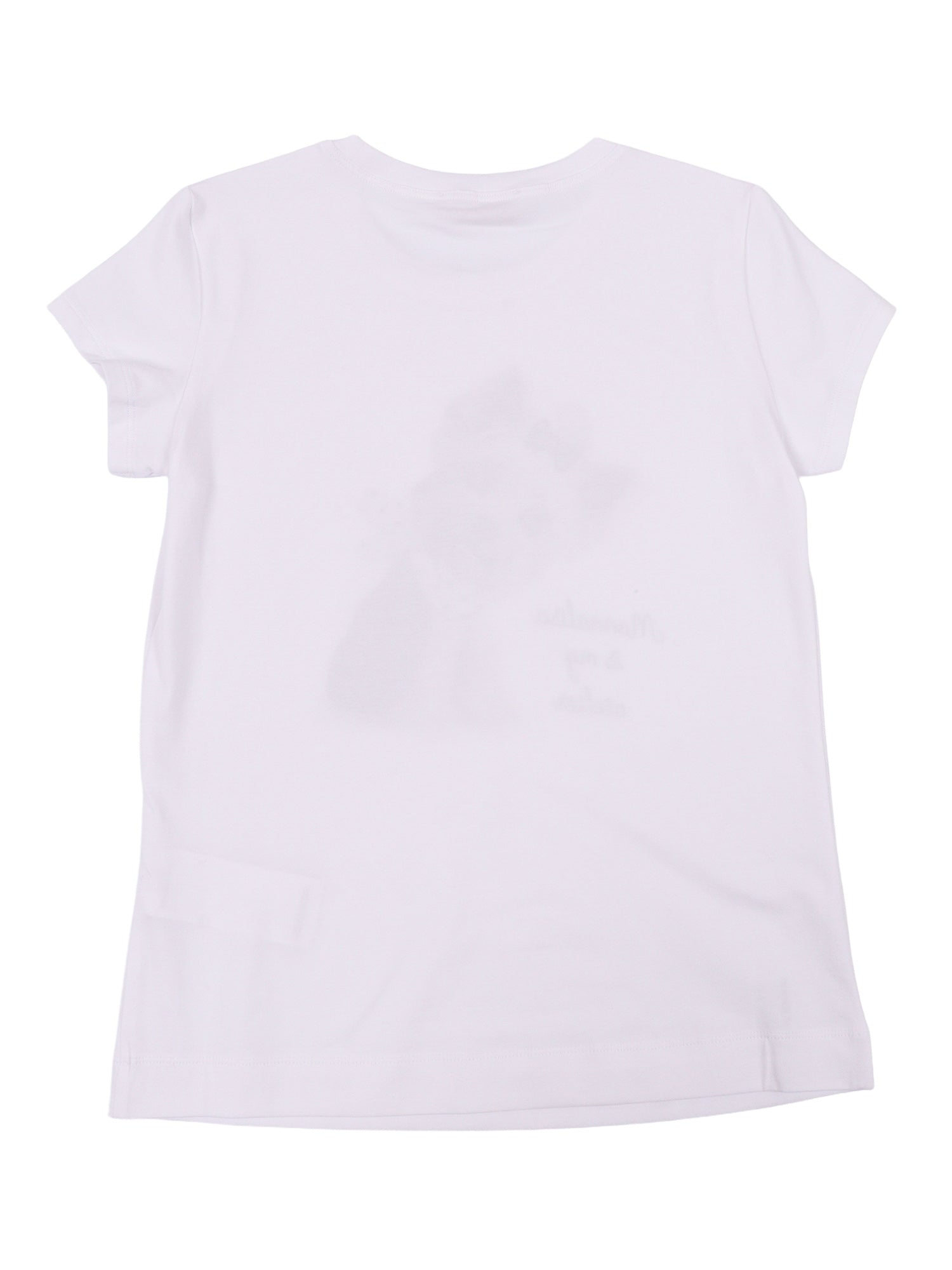 JERSEY T-SHIRT White Cotton Elastane Short Sleeves