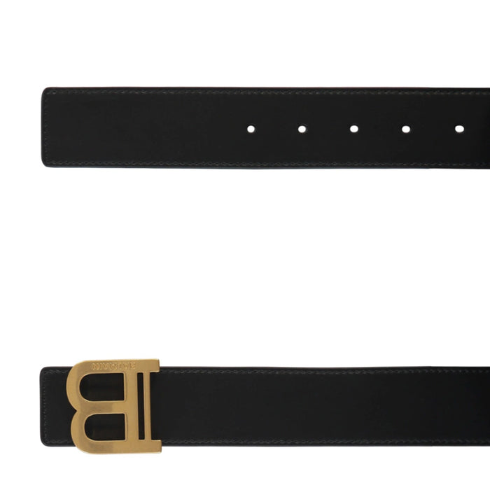 Balmain Leather Belt Black