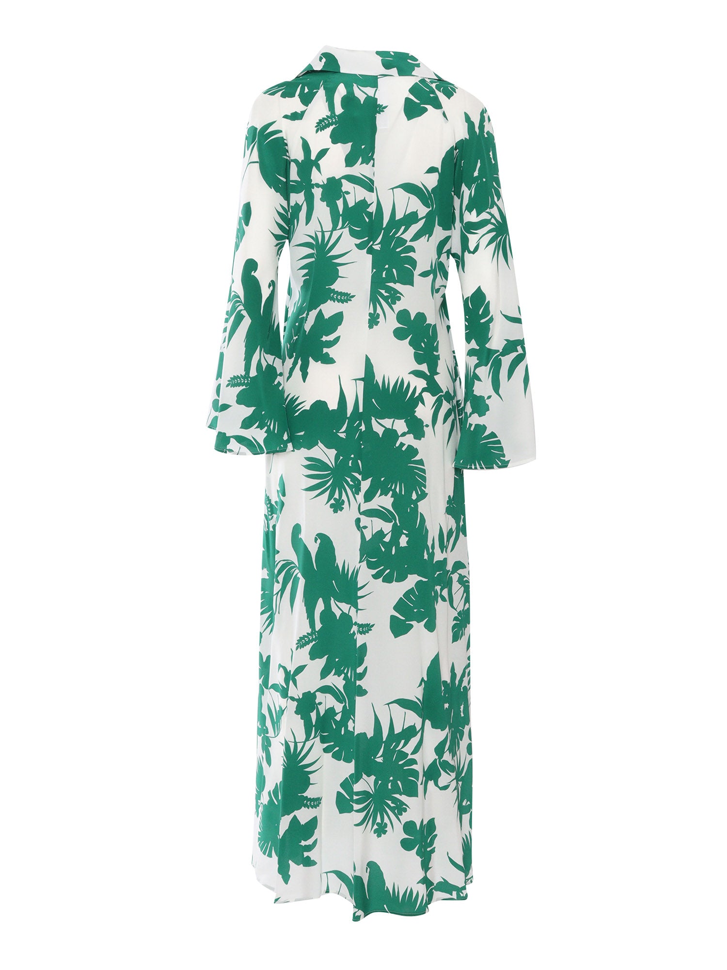 LIVREA Dress Green Silk Midi