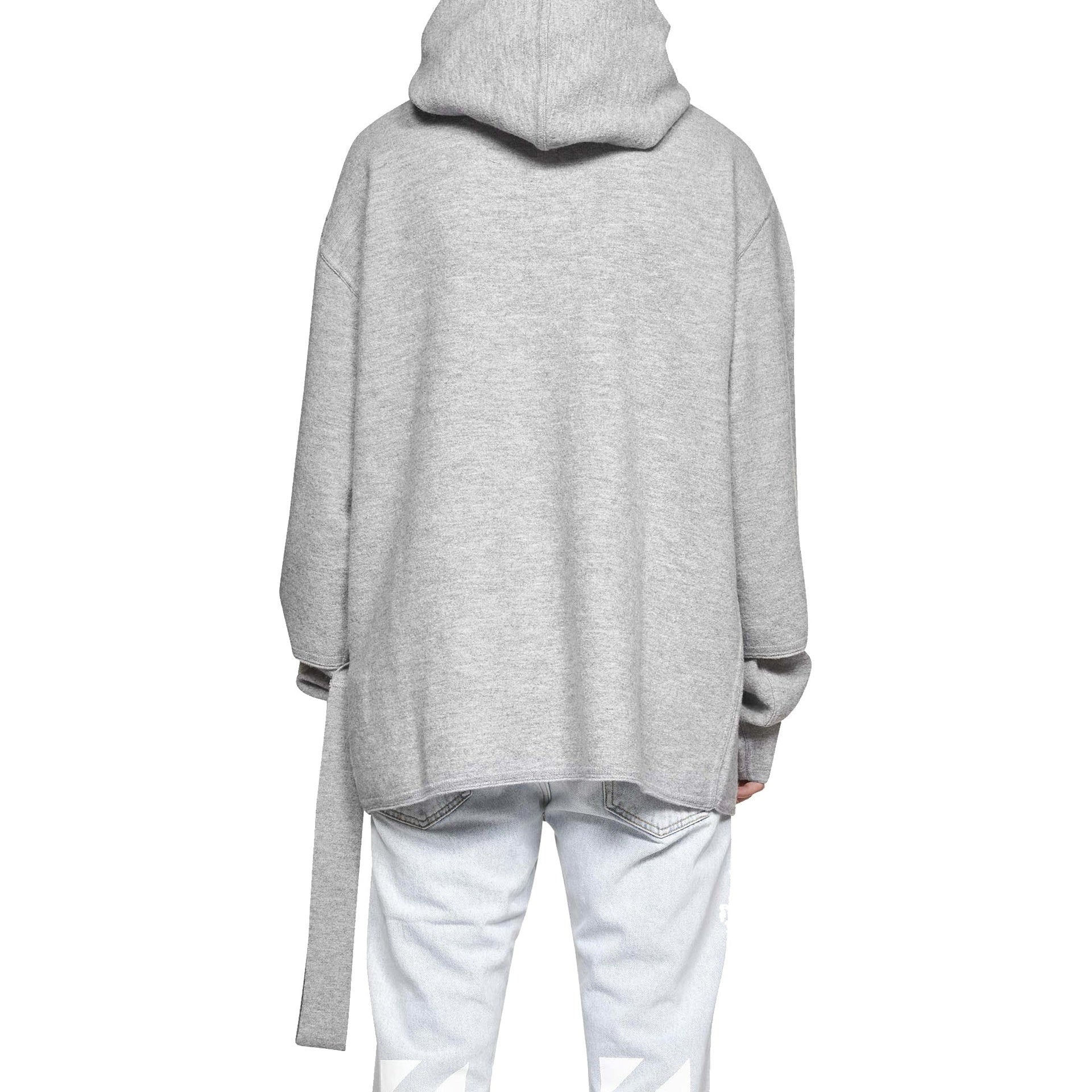 Off-White Wool Sweatshirt Gray