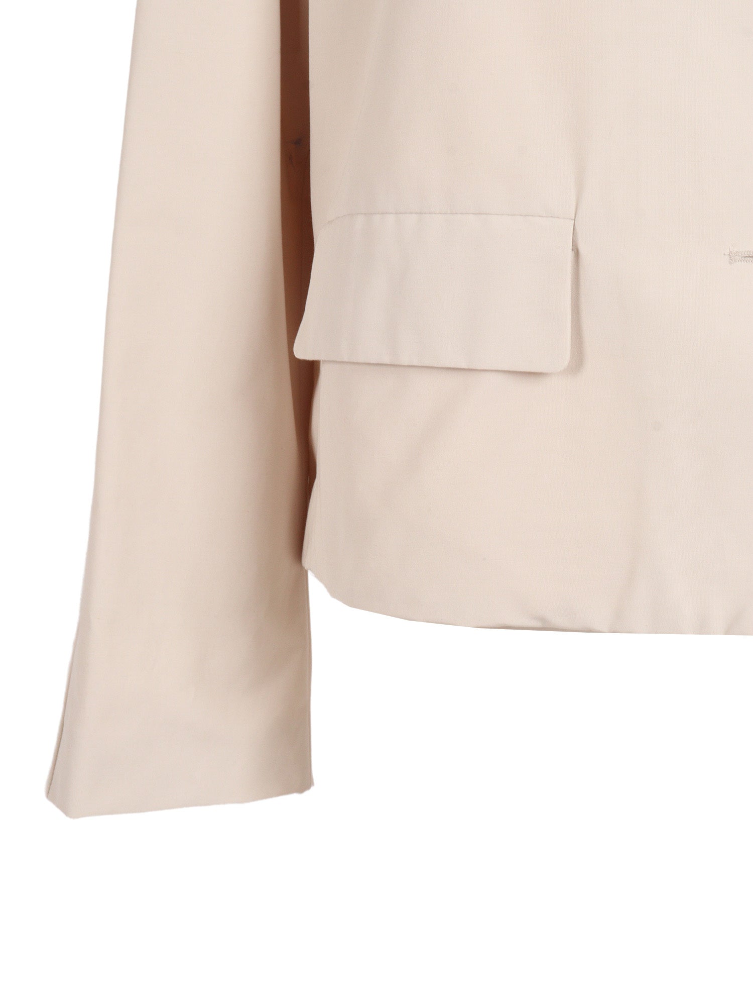 WOMAN JACKET Beige Cotton Polyester