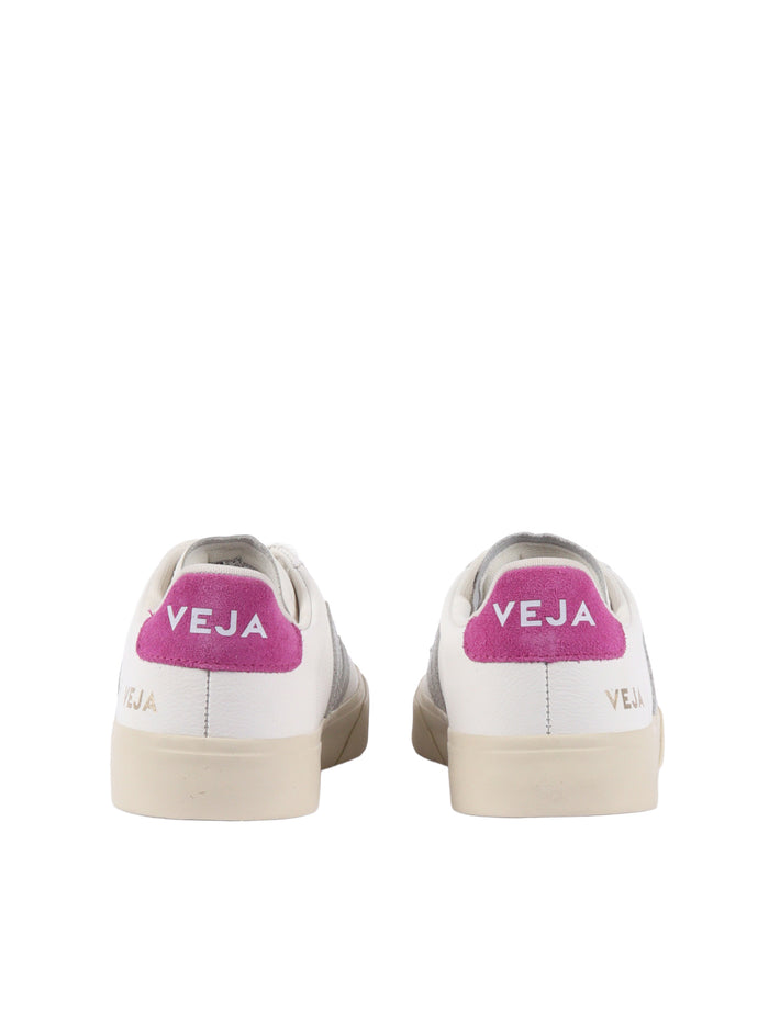 CAMPO LEATH WHITE_SILVER_ULTRAVIOLET SNEAKERS White