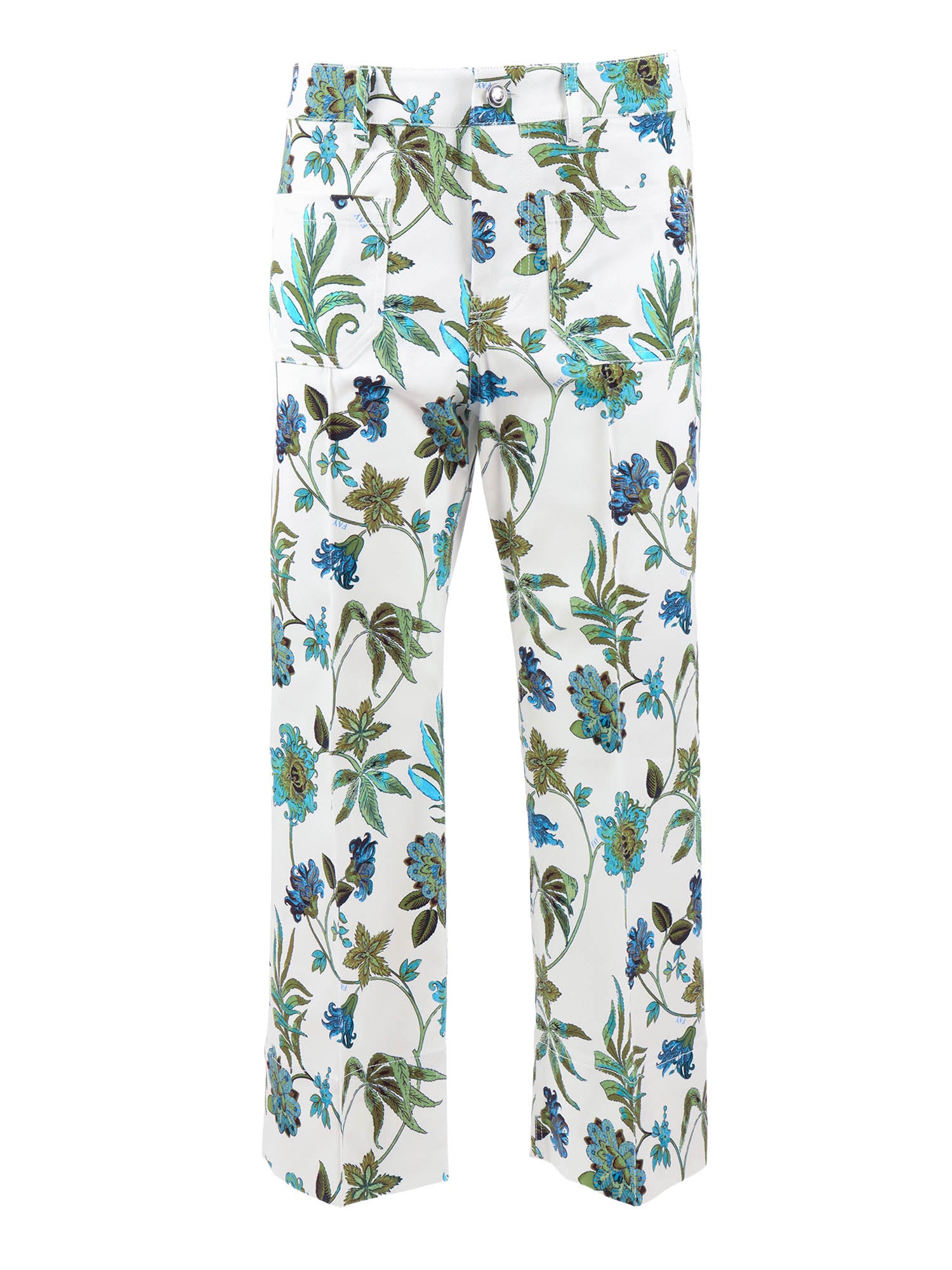 PANTS White Cotton Elastane