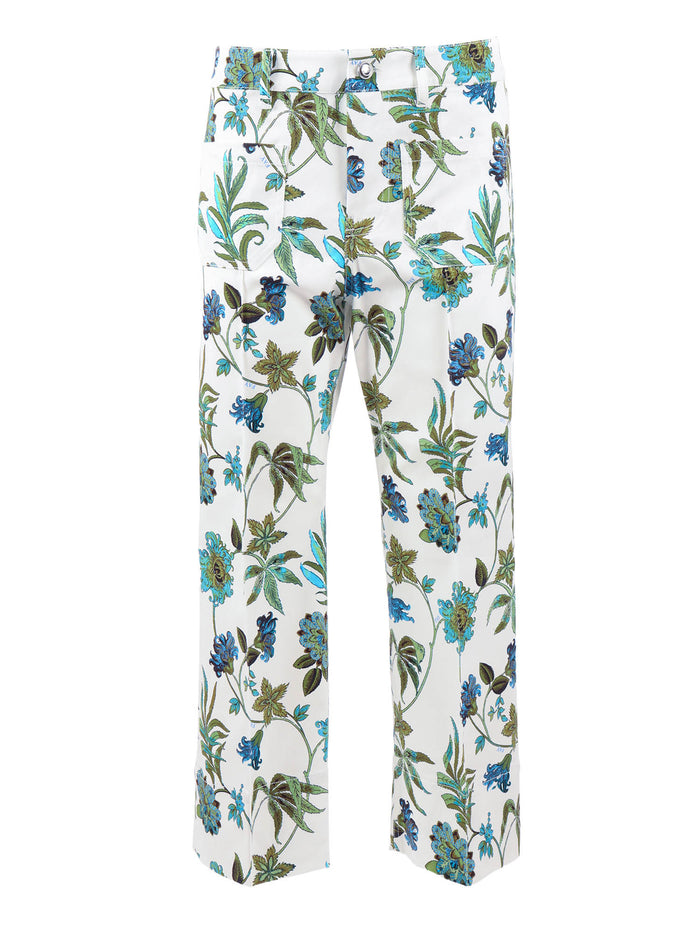 PANTS White Cotton Elastane