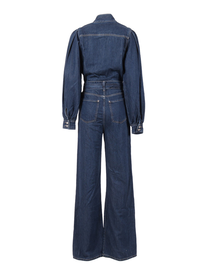 Ultra Hr Jo Jumpsuit Curious Blue Lyocell Viscose Tuta Intera