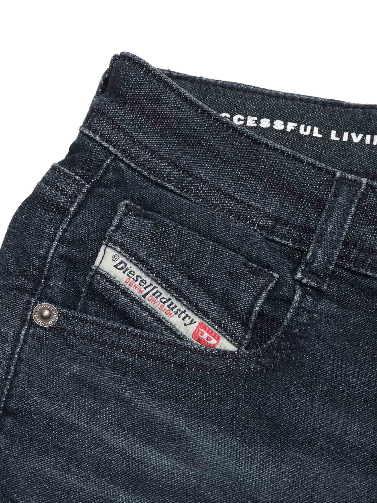 5 Pockets Blue Cotton Elastane Jean