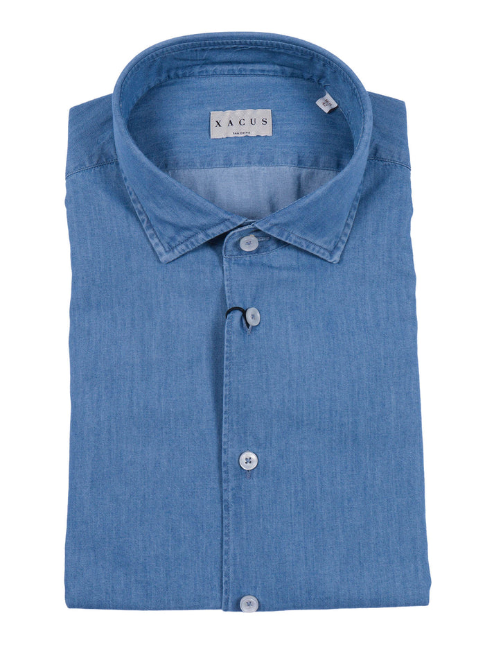 Shirt Blue Cotton