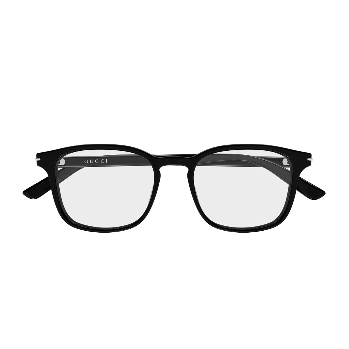 Gucci GG2129O Linea Institutional Logo 001 Black Nero Recycled Acetate Occhiali Da Vista