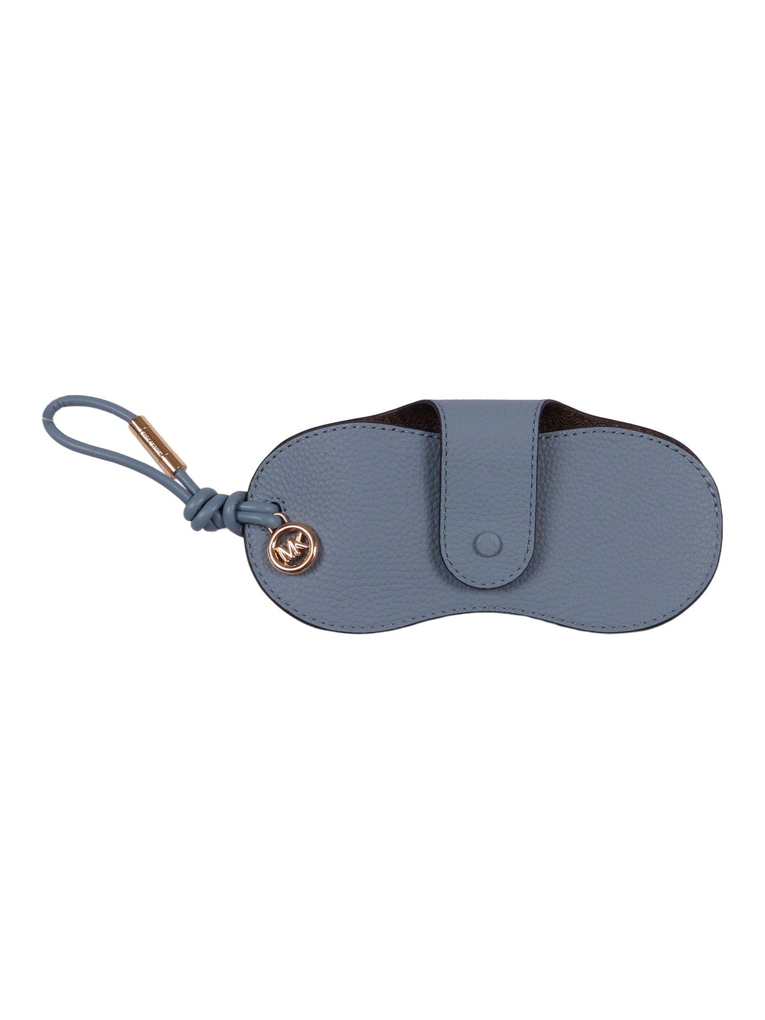 SUNGLASS CASE LANYARD Light Blue Cow Leather Handbag