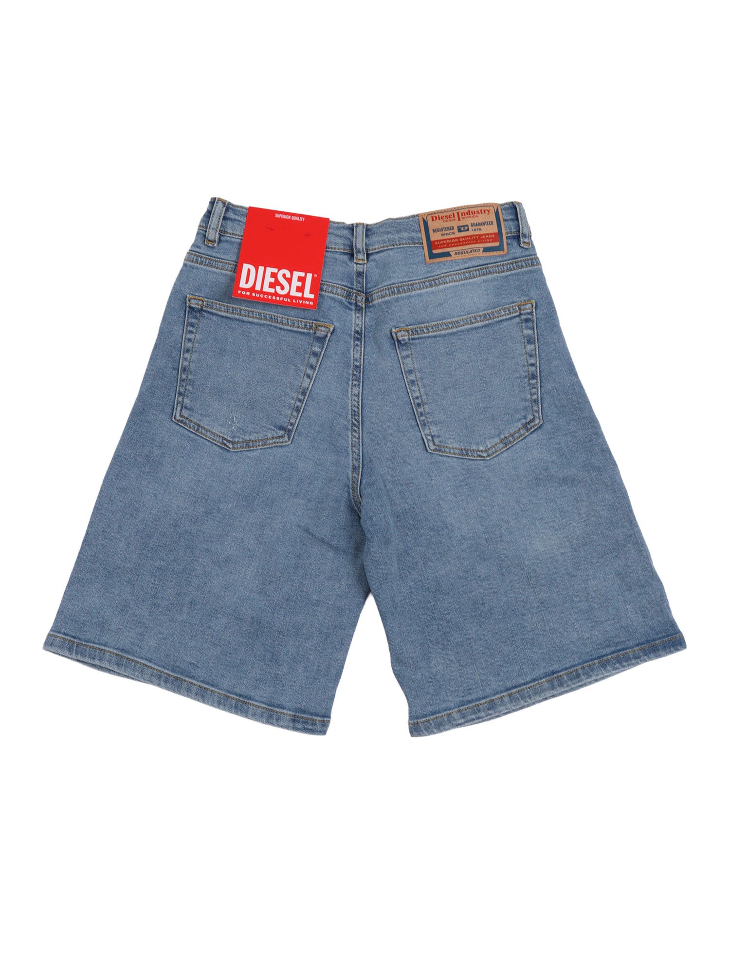 Short pants Blue Cotton Elastane Bermuda