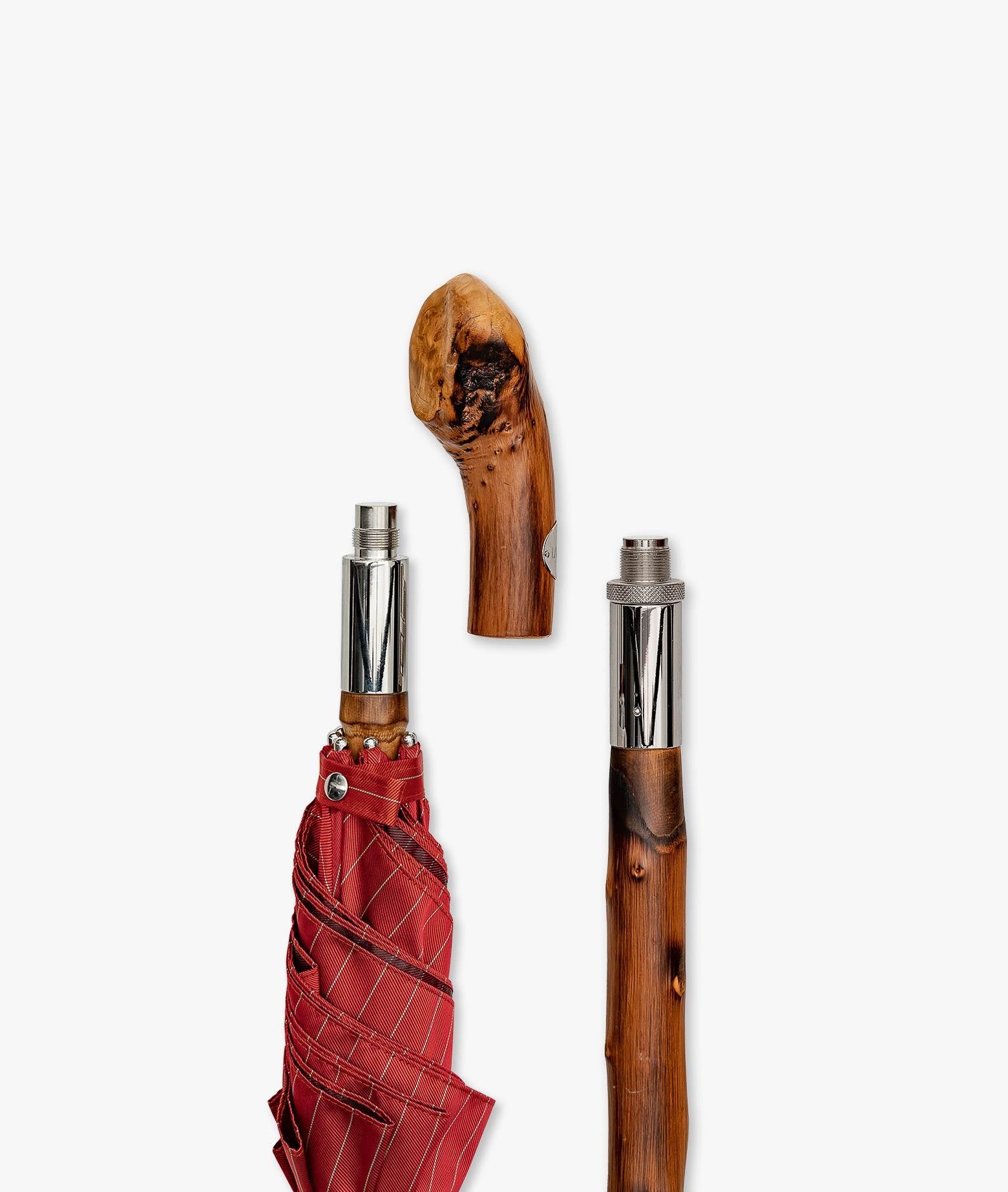 Umbrella Pic Nic Darkgreen Chestnut Handle
