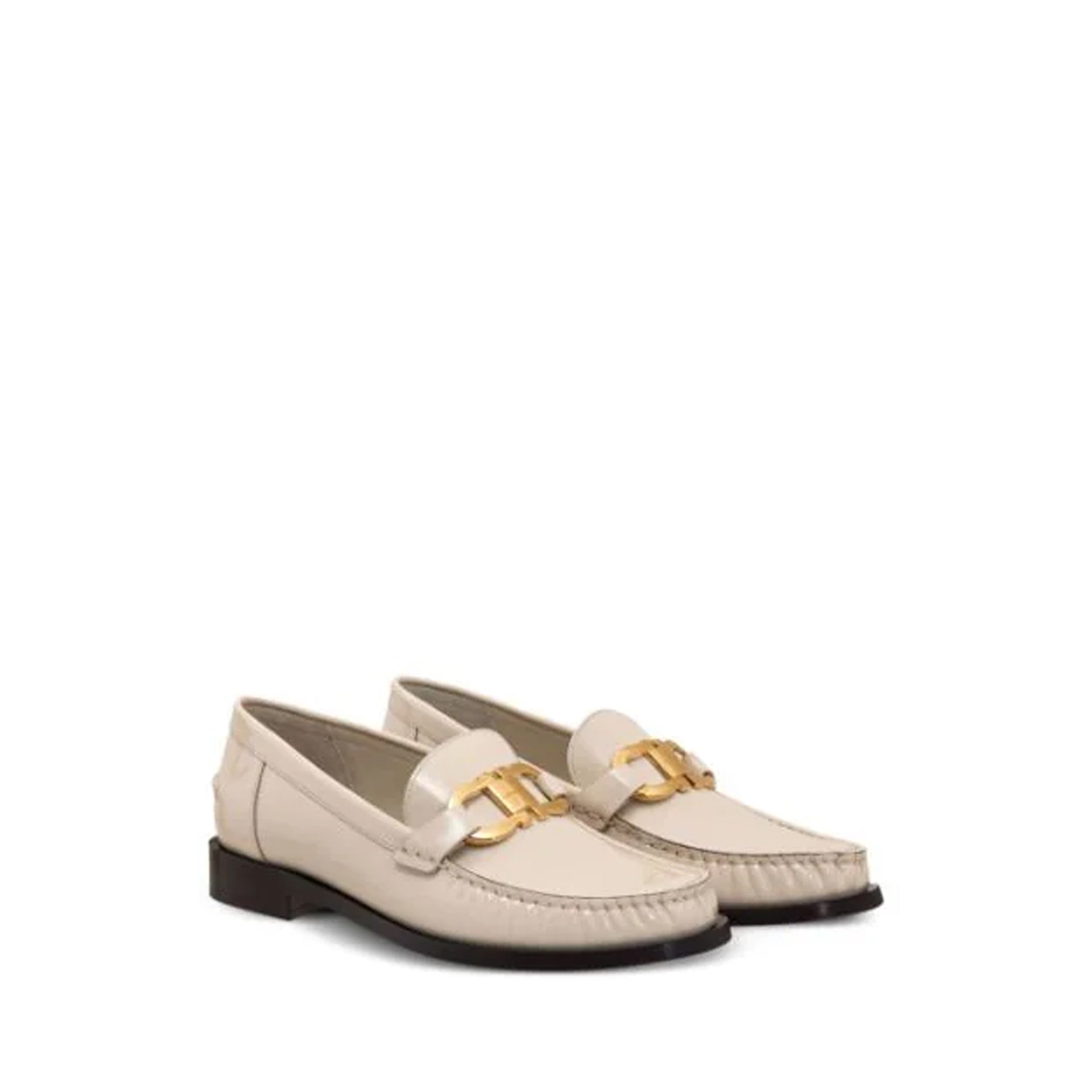 Maryan Leather Loafers White Calf