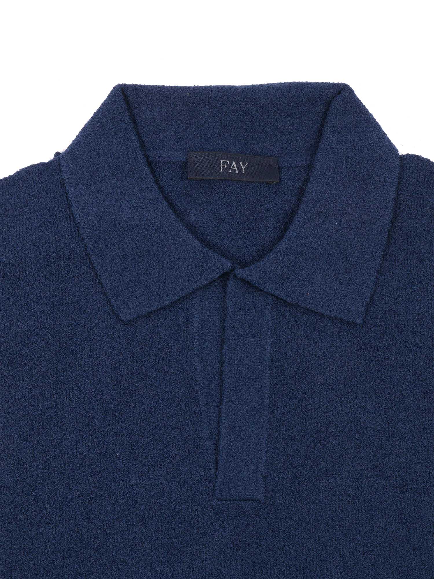 POLO Blue Cotton Polyamide Shirt