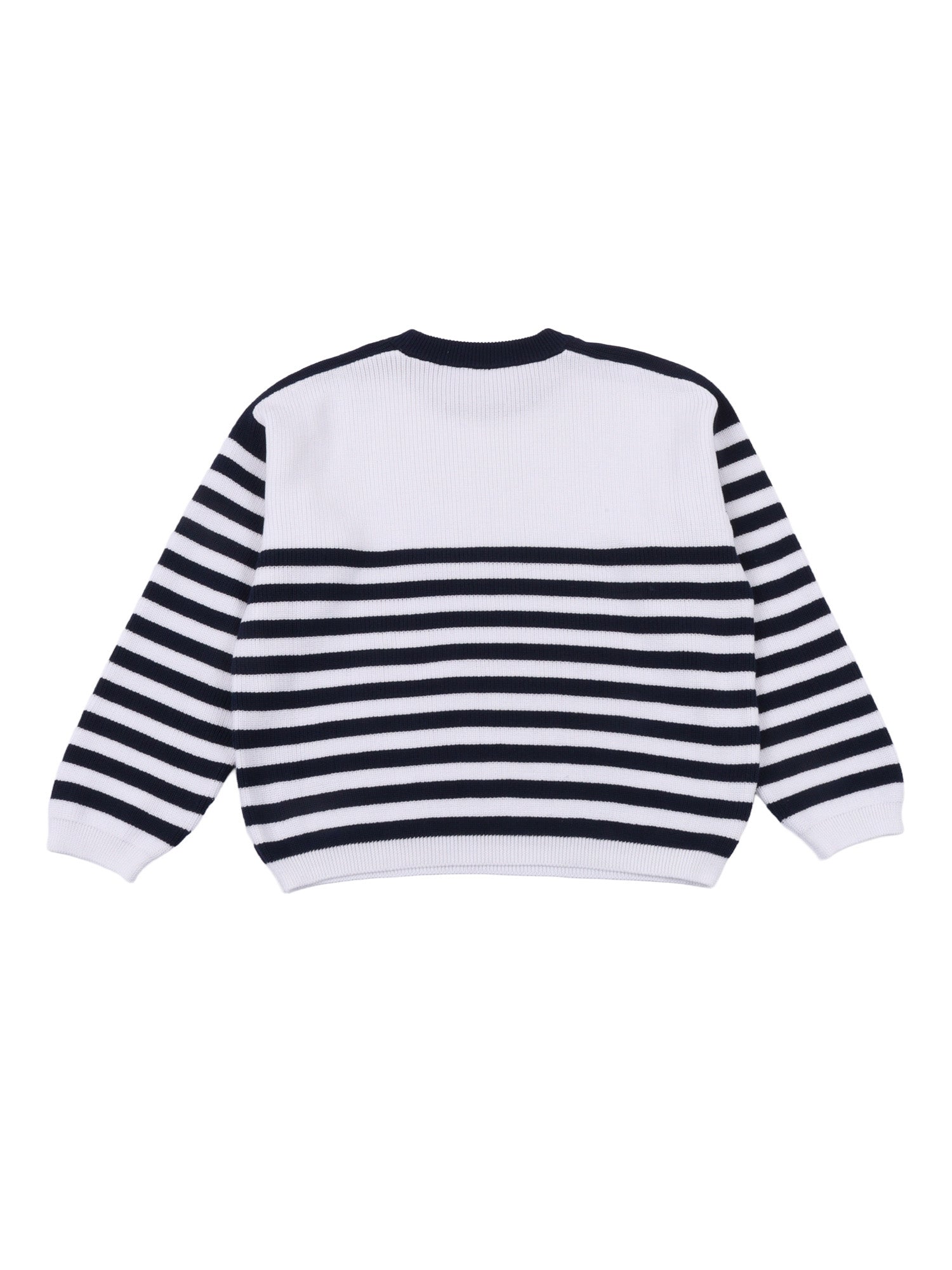 KNIT JUMPER White Cotton Elastane Crewneck