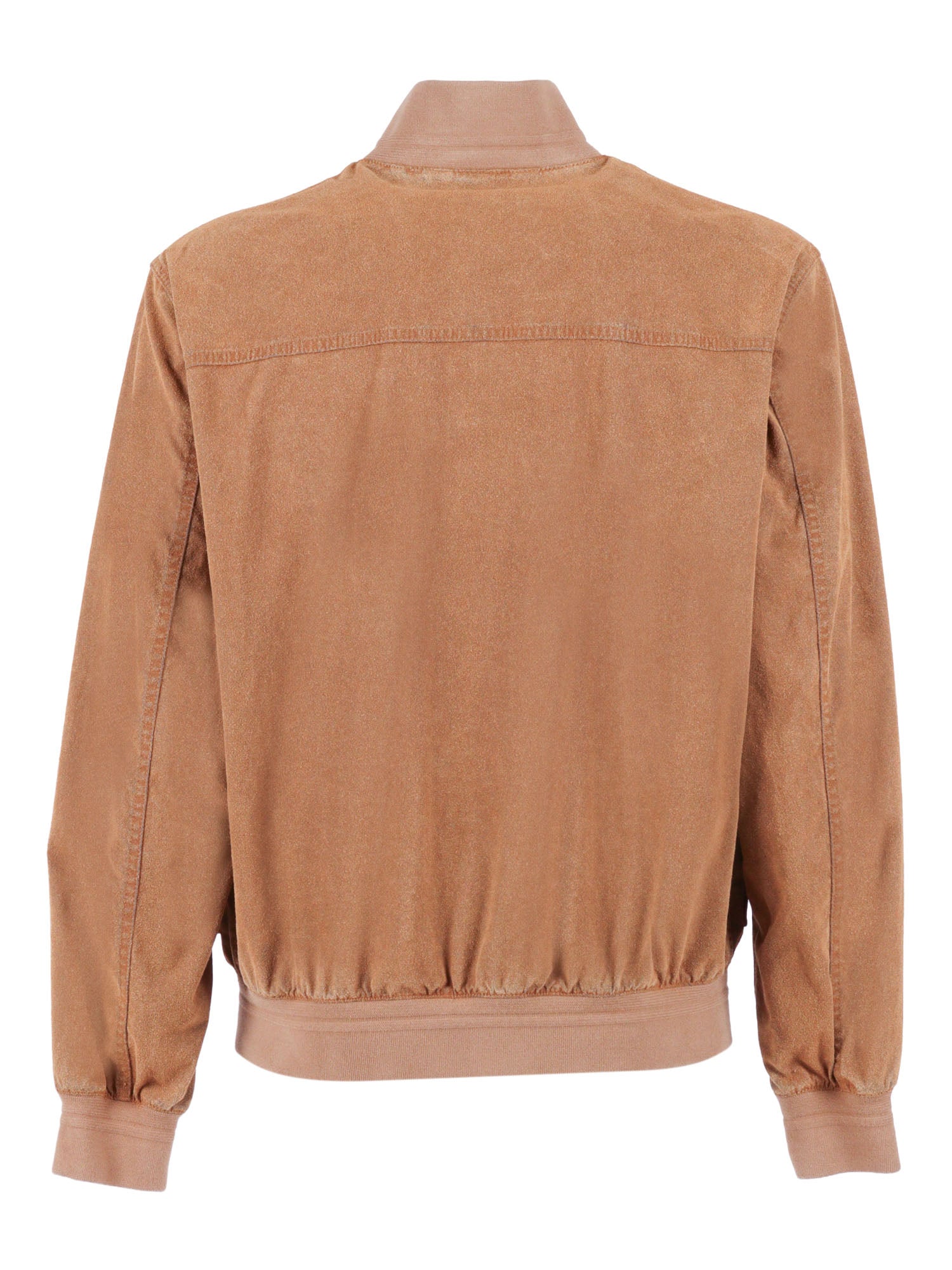 Man Jacket Brown Polyester Heavy