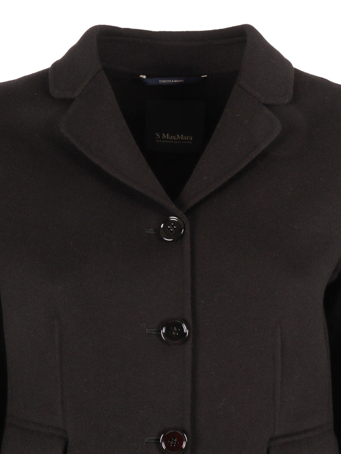 JACKET Black Virgin Wool Lining Silk