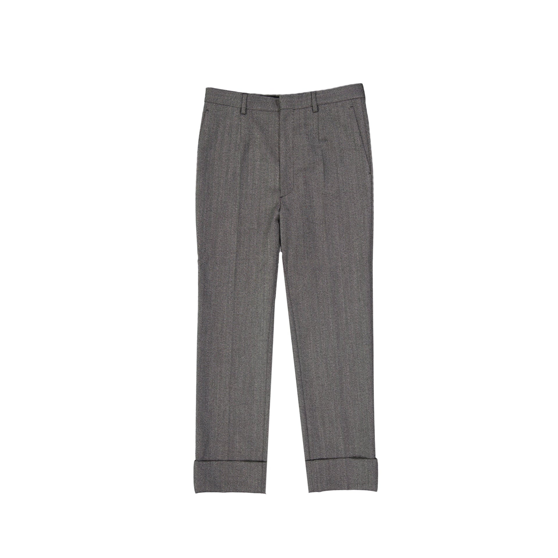 Wool Pants Gray