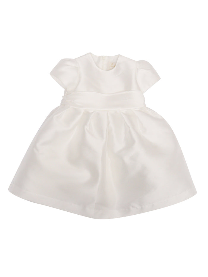 Short-sleeve dress White Polyester