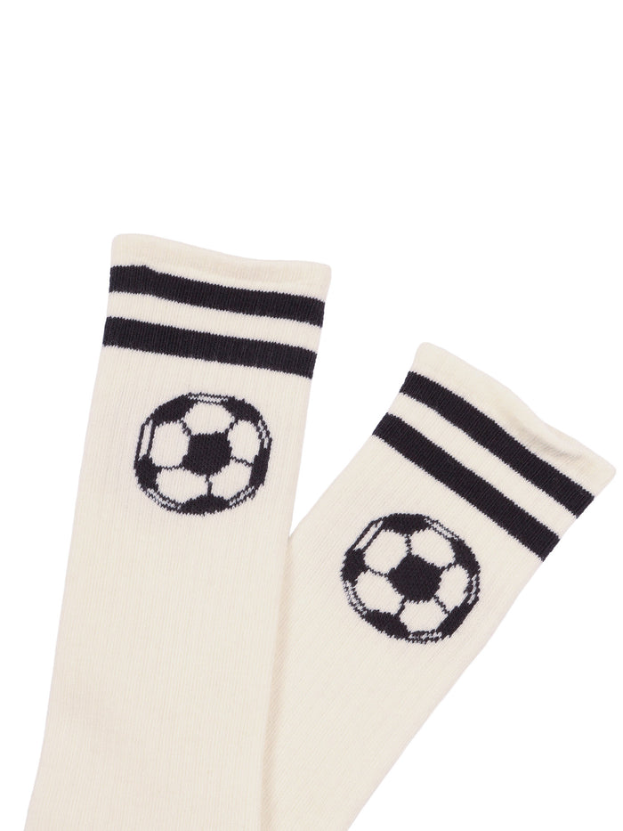 Football knee-high socks White