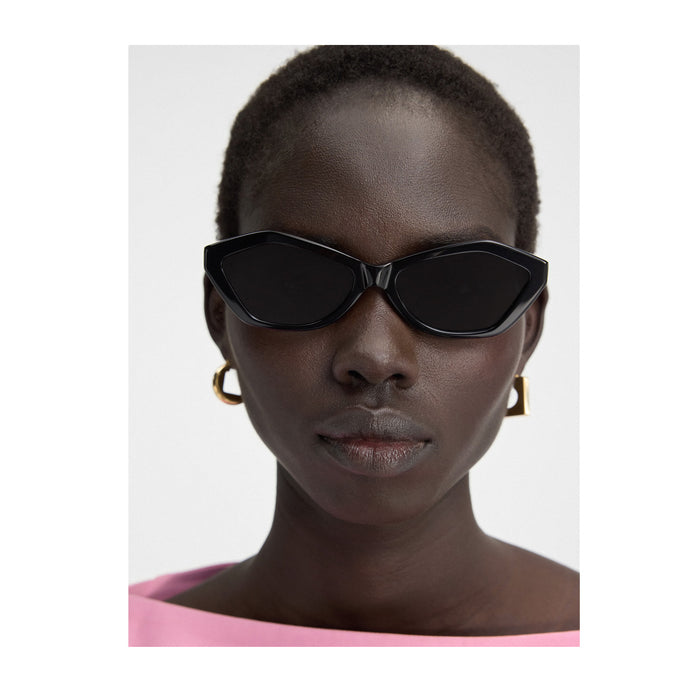 Jacquemus Les lunettes Bambino JAC42 C1 Black Linea la Casa Nero Acetate Occhiali Sole