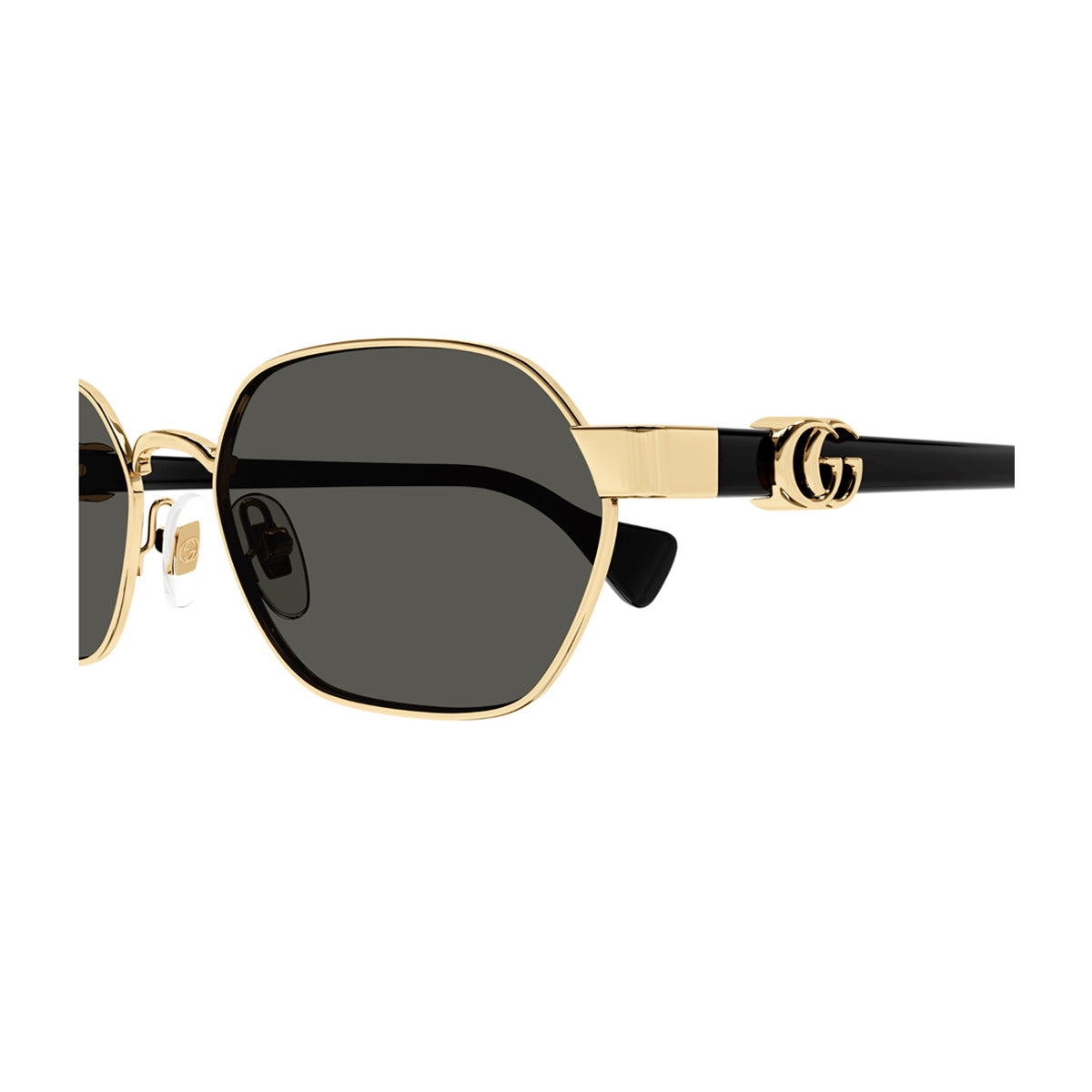 Gucci GG1593S LINE GG LOGO 001 Oro Metal/acetate Occhiali Sole